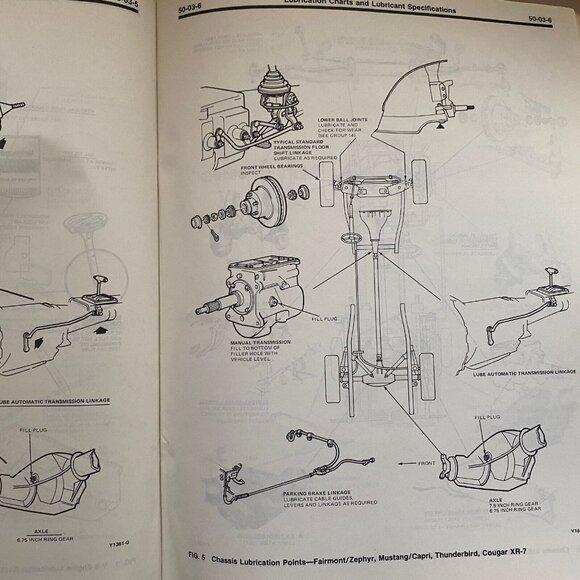 1980 Ford Car Shop Manuals maintenance emmissions engine diagnosis lot of 2 - Picture 8 of 9
